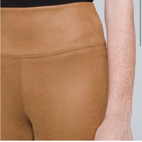 WHBM ultra suede snake runway leggings - Picture 3 of 10